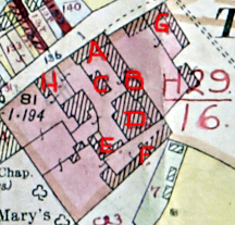 Home Farm on the survey map of 1926